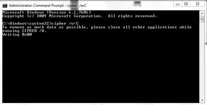 Disk temizleme işlemi